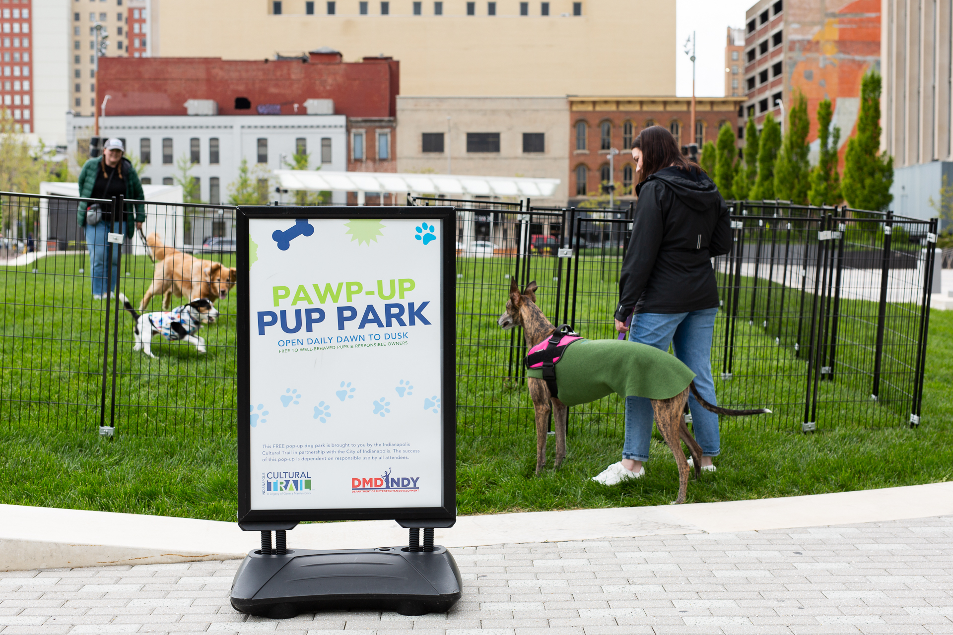 Pawp-Up Pup Park - Indianapolis Cultural Trail